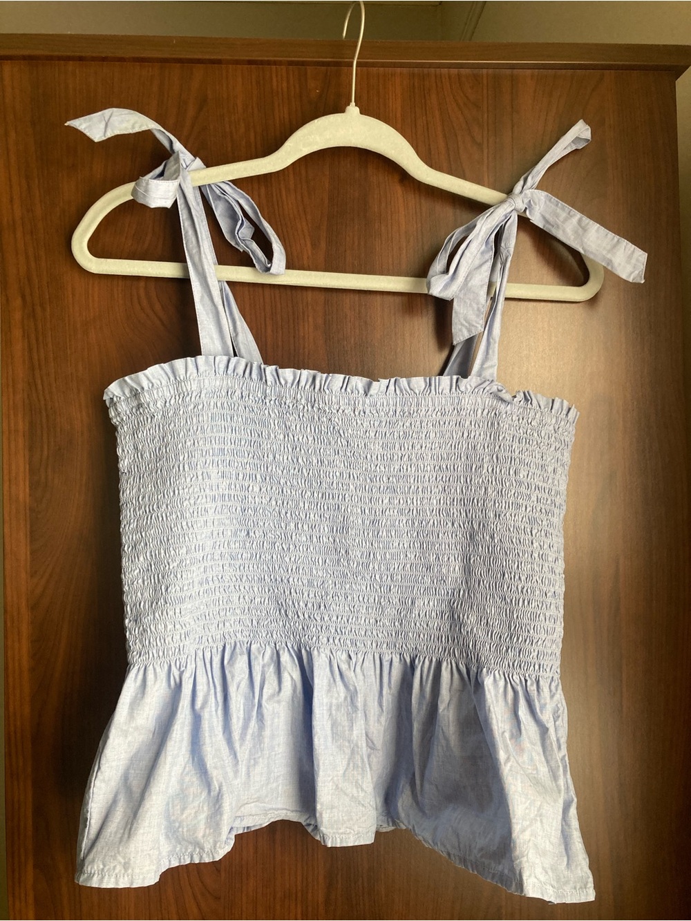 J Crew Ruched Ruffle Tank Top - Picture 2 of 3